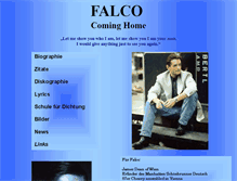 Tablet Screenshot of falco-cominghome.de